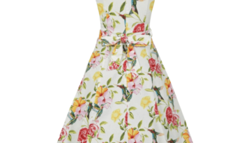 Vintage šaty s kolibríkmi, ružami a ibištekmi