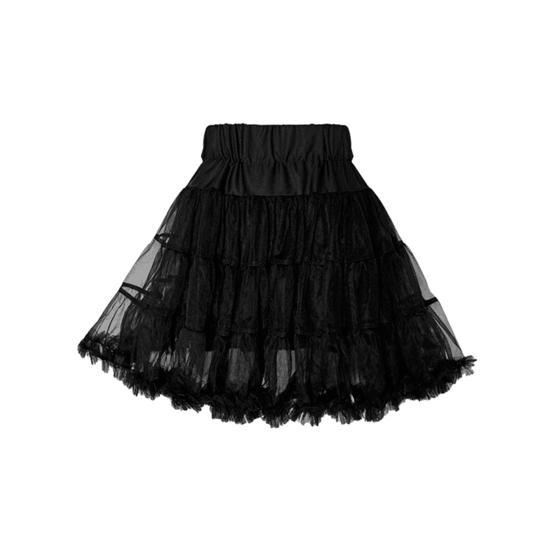Detská spodnička pod šaty čierna