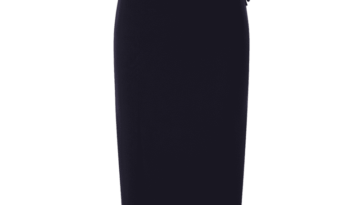 Tmavomodrá obtiahnutá vintage sukňa