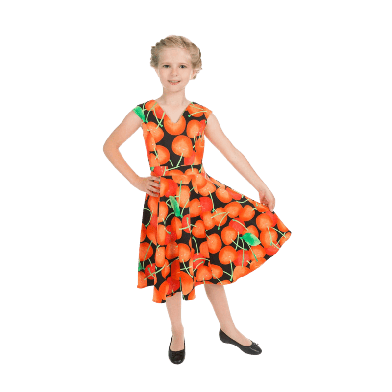 detske-retro-saty-pomarance