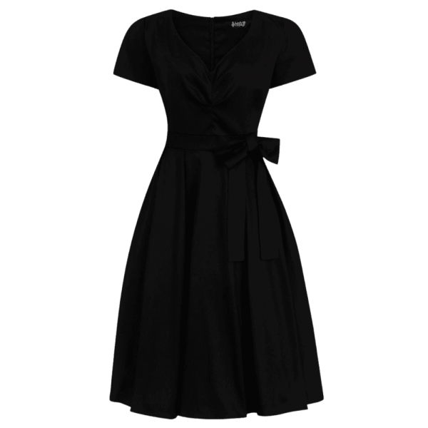 Čierne retro šaty Iris
