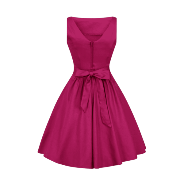 Retro šaty Abby fuksia - Image 2