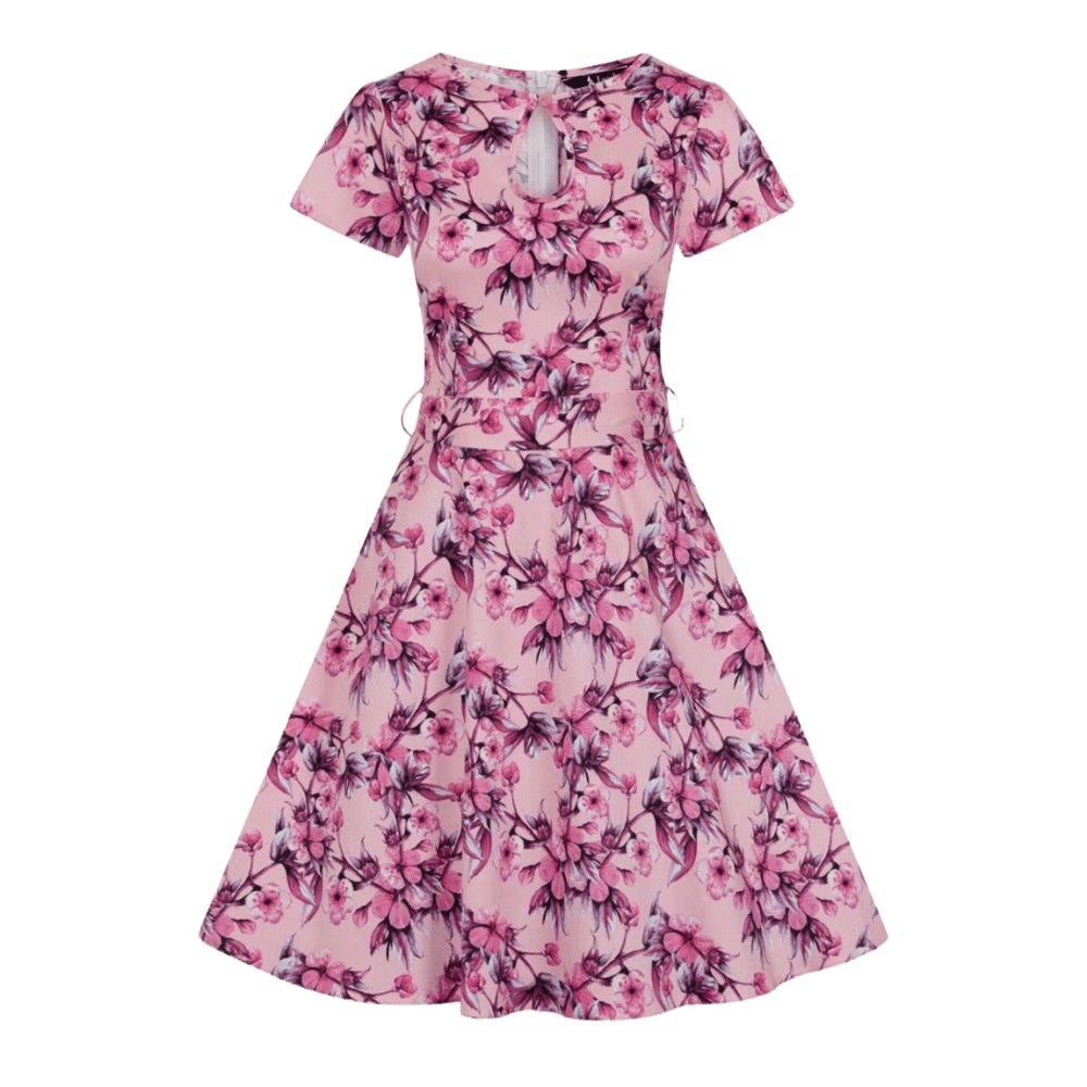 Vintage šaty Judy ružové