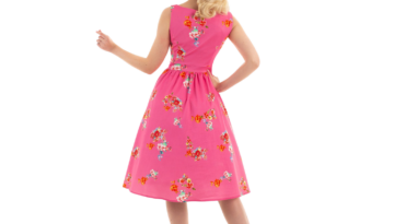 Rúžové šaty Polly