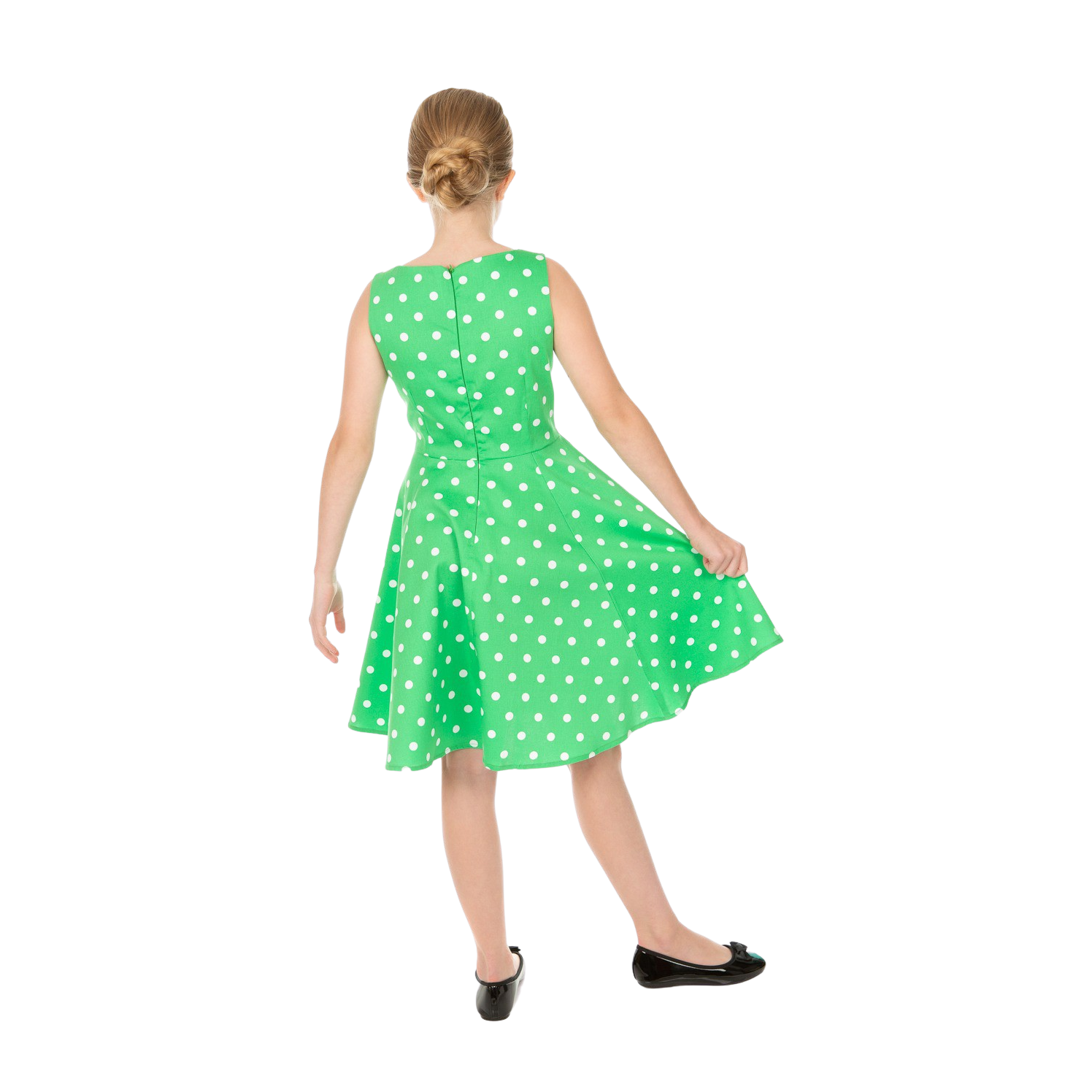 Dievčenské zelené šaty Carly